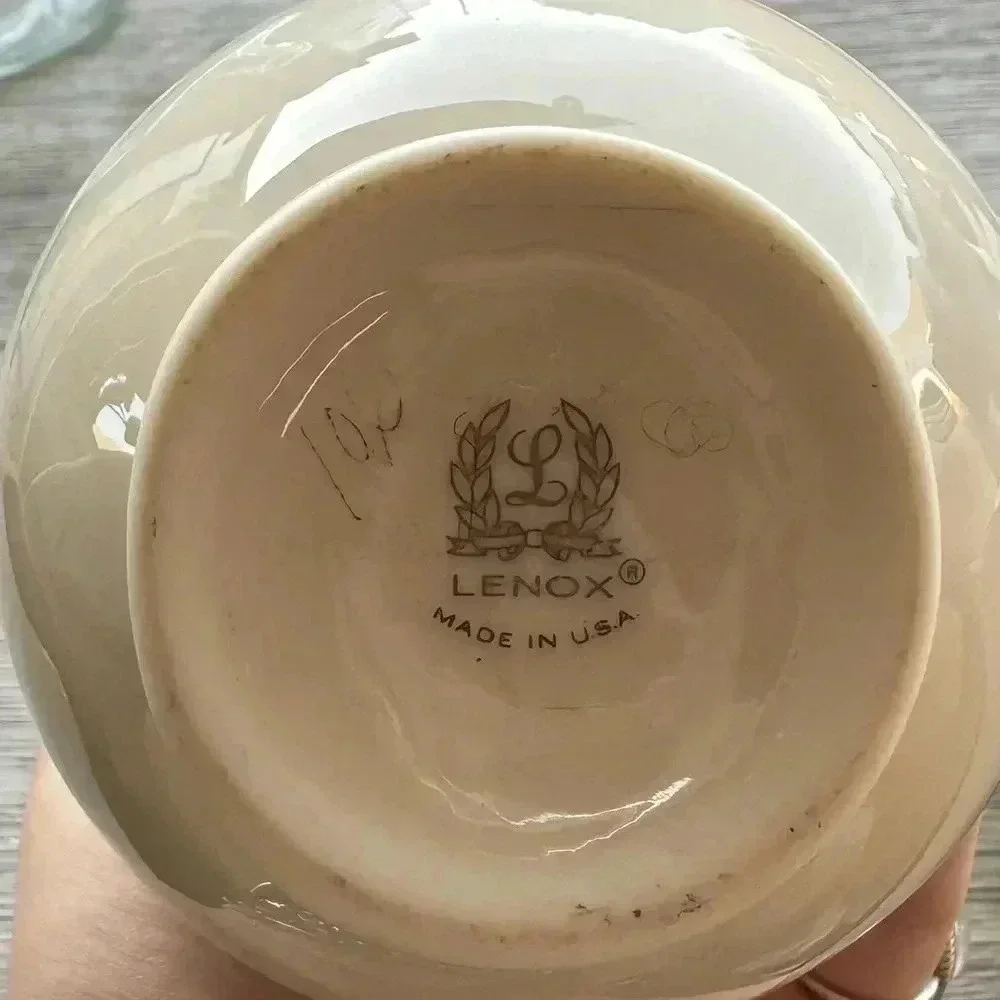 Vintage Lenox Floral Rose Flower Bud Vases